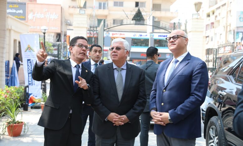 ويزر التعليم العالي ومحافظ القليوبية ورئيس جامعة بنها
